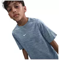 Nike HJ3771-499, Nike Dri-Fit Multi Heather T-Shirt Kinder-Blaugrau