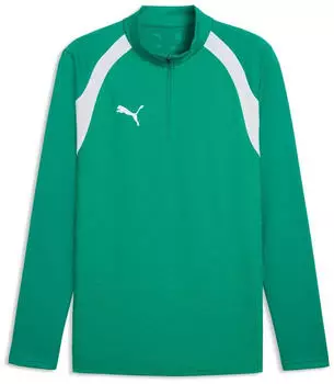 Puma Teamfinal26 Trainings-T-Shirt mit 1/4-Rei&szlig;verschluss (659679) sport green/puma white