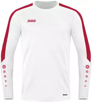JAKO Power Sweat (8823) wei&szlig;/rot