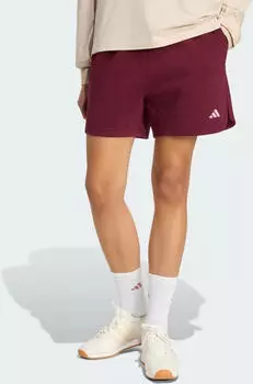 Adidas 3-Stripes Studio Fleece Shorts, locker geschnitten (KV6604) maroon