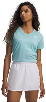 Under Armour Women's UA Tech Twist Short Sleeve (1384227) blue haze/white