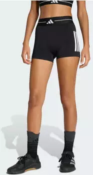 Adidas Hyperglam 3-Streifen Kurze Leggings (KQ5105) schwarz