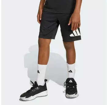 Adidas Train-Essential Big Logo Shorts Regular schwarz/wei&szlig;