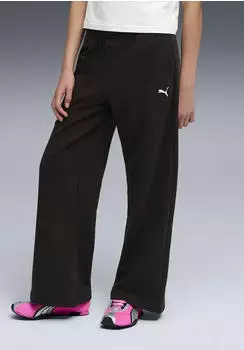 Puma ESS Wide Leg Pants TR G Trainingshose Regular Fit schwarz