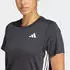 Adidas WE 3S CREW TEE T-Shirt | Essentials 3-Stripes Training Shirt (JH1392) schwarz/weiß