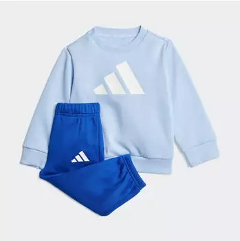 Adidas Jogginghose Glow blau weiß