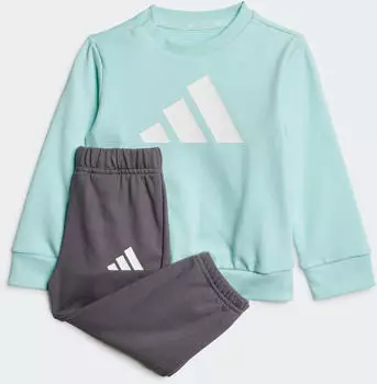 Adidas Essentials Baby-Jogginganzug JC9650 semi flash aqua wei&szlig;