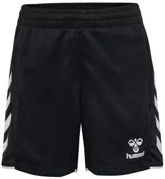 Hummel HMLCore Kurze Hose mit verstellbarer Taille Kinder (230847) schwarz/wei&szlig;