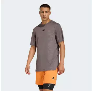 Adidas D4T PrimeLift 3-Streifen T-Shirt charcoal (KE993)