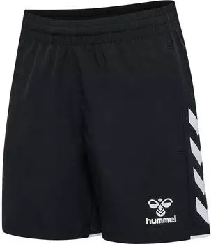 Hummel HMLCore Kurze Hose mit verstellbarer Taille Kinder (230851) schwarz/wei&szlig;