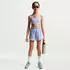 Nike One Dri-FIT High Waisted Woven Training Shorts (DX4967) light thistle/white