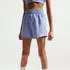 Nike One Dri-FIT High Waisted Woven Training Shorts (DX4967) light thistle/white