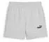 Puma ESS Small No. 1 Logo 5'' High-Waist Shorts Damen (682440) light gray heather/schwarz