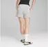 Puma ESS Small No. 1 Logo 5'' High-Waist Shorts Damen (682440) light gray heather/schwarz