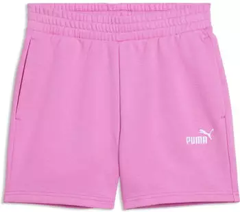 Puma ESS Small No. 1 Logo 5'' High-Waist Shorts Women (682441) mauve pop