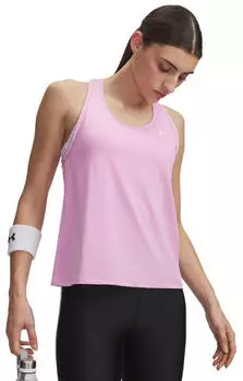 Under Armour Tech Knockout Funktionstank (1389851-669) pink dawn/wei&szlig;