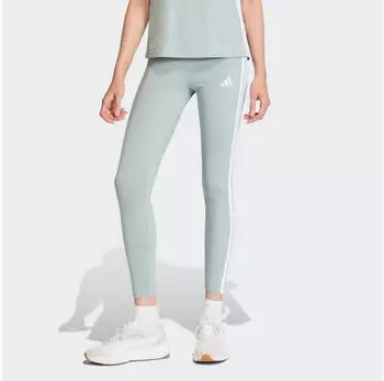 Adidas Essentials 3-Stripes Cotton Leggings (KC5176) wonder sage/white