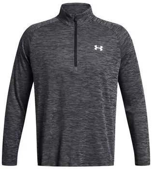 Under Armour Tech Textured 1/2 Zip (1382797-001) schwarz/wei&szlig;