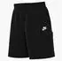 Nike Sportswear Club French-Terry-Shorts (12,5 cm) für ältere Kinder (Mädchen) (IF2840) black/white