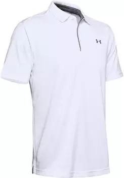 Under Armour Tech Polo Poloshirt Regular Fit (1290140N) white / graphite