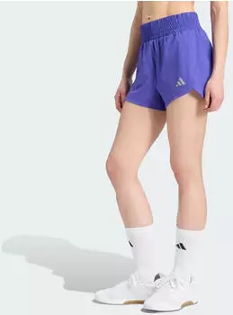 Adidas Pacer 3-Streifen Knit Shorts High-Rise (CK772) pure purple