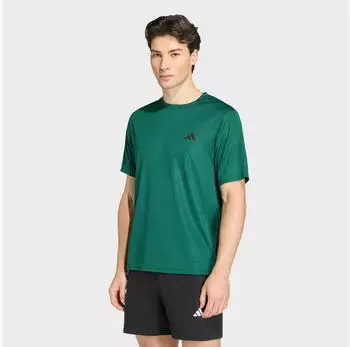 Adidas Workout Essentials Base 3 Stripes T-Shirt (74102510) collegiate green