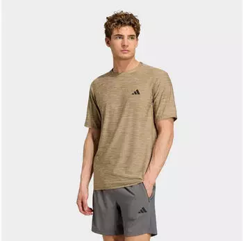 Adidas Workout Essentials Flex Kurzarm T-Shirt (48100358) khaki three meliert