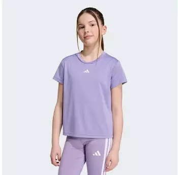 Adidas Train Essentials Logo Regular Fit T-Shirt Junior (JTH46) magic lilac/wei&szlig;