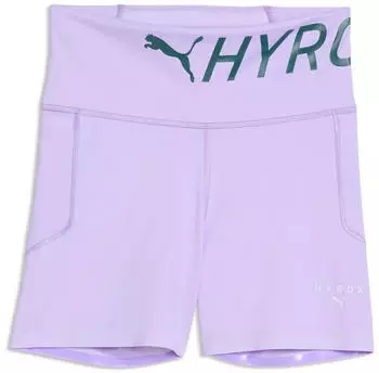 Puma W X HYROX PWRMODE 4 Short Tight Regular Fit (64236964) dunkelgr&uuml;n/lavendel