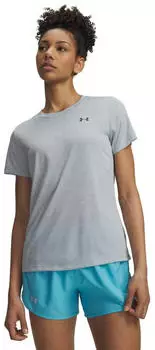 Under Armour Tech Solid Ssc Kurzarm-t-shirt (1384230) blue fog/downpour gray