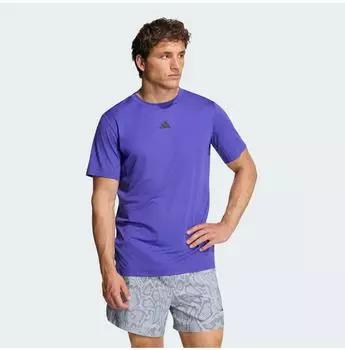 Adidas D4T PRIMELIFT 3-Stripes T-Shirt mit Rundhalsausschnitt (KS1145) pure lila