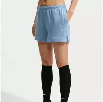 Nike W NK STDO FLC LW MR STD 4 SHRT Shorts (58115918) work blau/sail