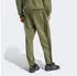 Adidas Essentials 3-Stripes Fleece Tapered Cuffed Pants (KY4130) olive four/black