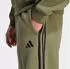 Adidas Essentials 3-Stripes Fleece Tapered Cuffed Pants (KY4130) olive four/black