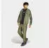 Adidas Essentials 3-Stripes Fleece Tapered Cuffed Pants (KY4130) olive four/black