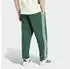 Adidas Essentials 3-Stripes Fleece Tapered Cuffed Pants (KY4129) collegiate green/off white