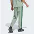 Adidas Essentials 3-Stripes Fleece Tapered Cuffed Jogginghose (KY4136) silver green/collegiate green