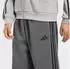 Adidas Essentials Fleece Tapered Cuff 3-Stripes Hose grey five/black