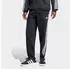 Adidas Essentials 3-Stripes Single Jersey Tapered Open Hem Pants (KY6611) schwarz/weiß