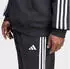 Adidas Essentials 3-Stripes Single Jersey Tapered Open Hem Pants (KY6611) schwarz/weiß