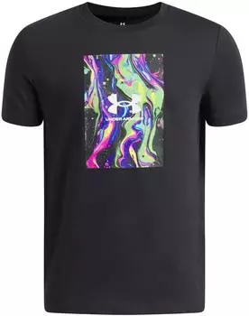 Under Armour B Multi Color Photo SS T-Shirt Regular Fit (6016585-001) black/white