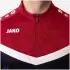 JAKO Iconic Ziptop Langarmshirt (8624) marineblau/chili rot