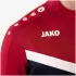 JAKO Iconic Ziptop Langarmshirt (8624) marineblau/chili rot