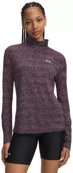 Under Armour Women's UA Tech Twist &frac12; Zip (1384225-526-SM) lila