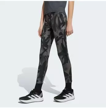 Adidas Sport Icons 7/8 Leggings Allover-Print Trainingstights (KQ6135) schwarz/grau four/grau three