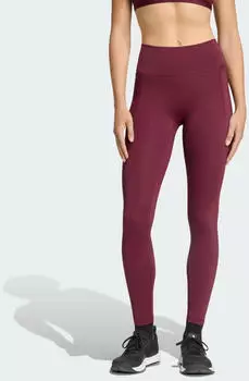 Adidas Optime Workout Contour Tights maroon