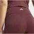 Adidas 3-STREIFEN STUDIO ALL ME LEGGINGS ÜBERKREUZTER BUND TASCHEN Aurora Ruby (LE5537)
