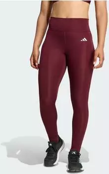 Adidas Optim&eacute; Essentials Stash Pocket Leggings komplette L&auml;nge Maroon (KT3815)
