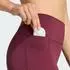 Adidas Optime Workout Full Length Leggings Maroon (KR0965)