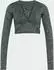 Adidas PrimeLift Workout Snake Twist Langarmshirt Wendedesign Stone Green / Legend Ivy (KT4023)